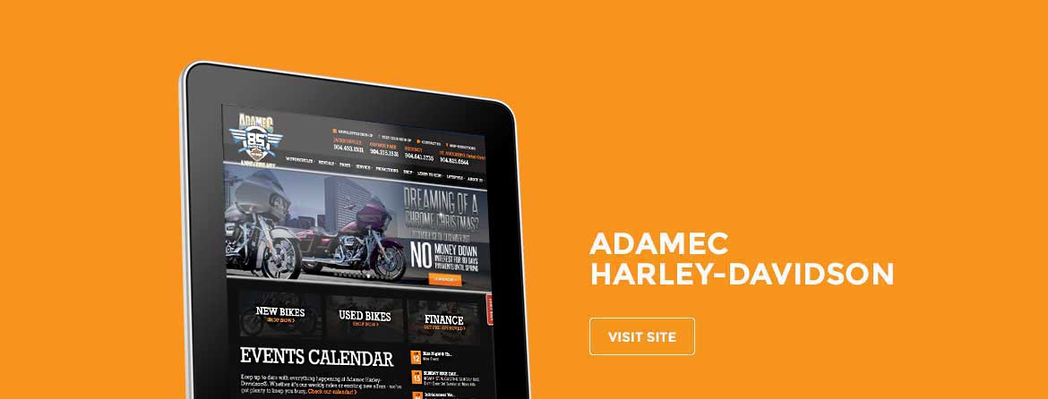 Adamec Harley-Davidson® is a happy client of Dealer Spike